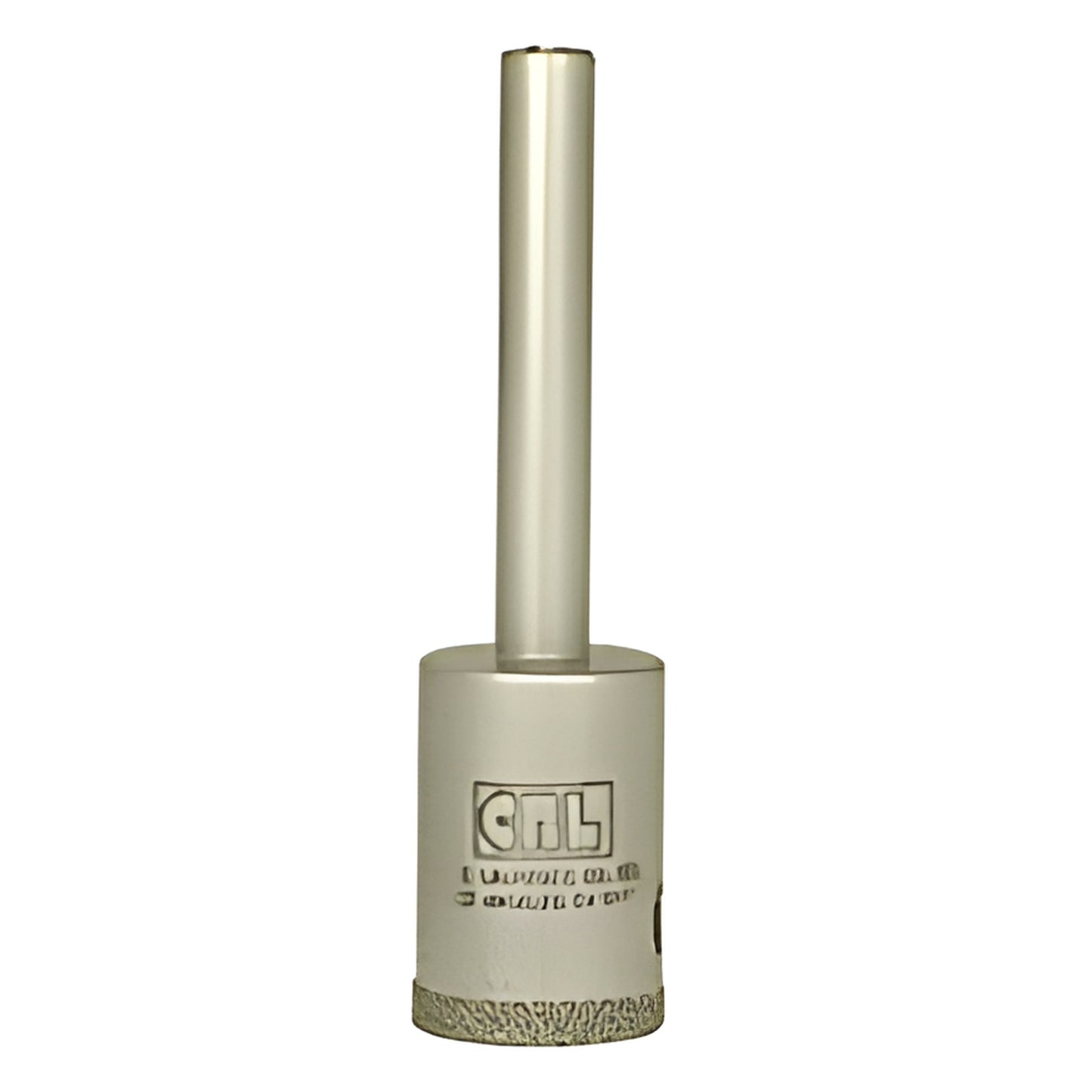 EDD34 CRL diamond-plated 3/4 in smooth rim drill bit with reduced round 3/8 in shank for glass/tile