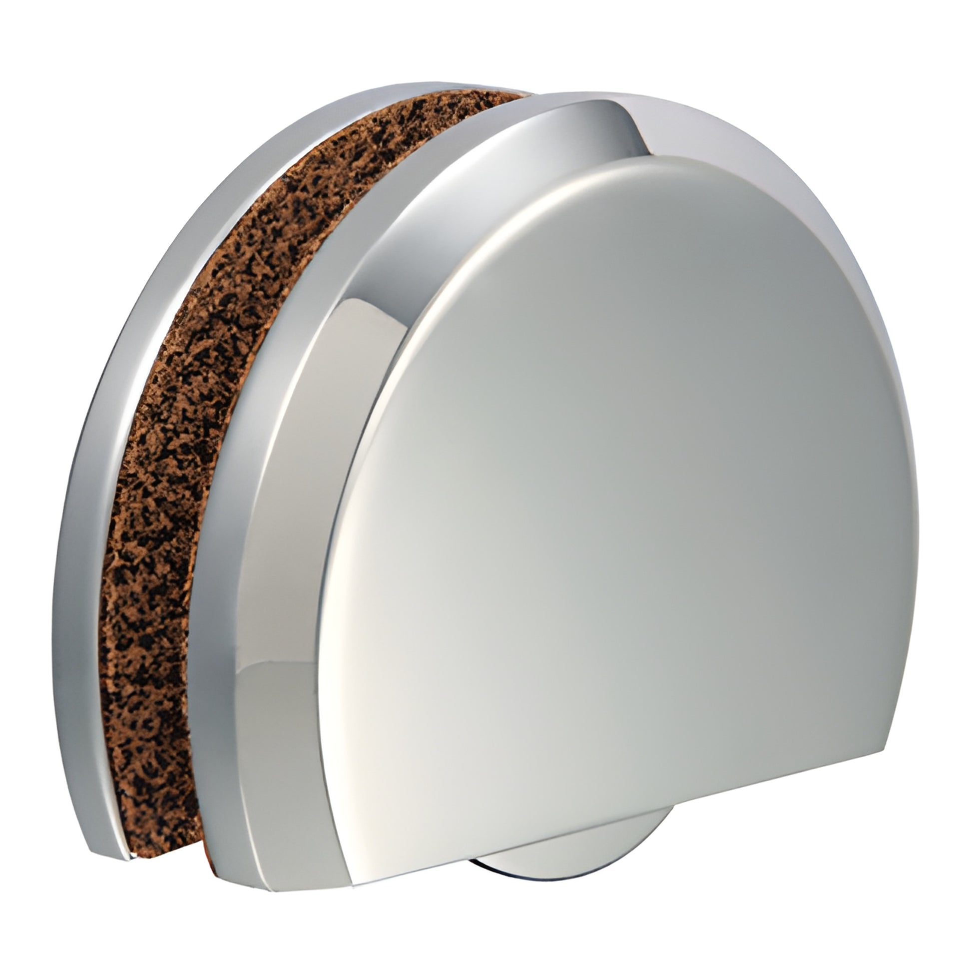 GSDH100PS polished 304 stainless steel bottom roller for sliding glass doors - round chrome-finish glass wheel assembly