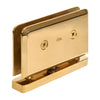 Polished brass Senior Prima pivot hinge for 1/2 in (12 mm) tempered glass shower door, SKU SRPPH01BR