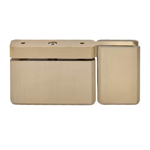 CRL Brushed Bronze Pivot Hinge with U-Clamp for Glass Doors - Sleek and Durable Design