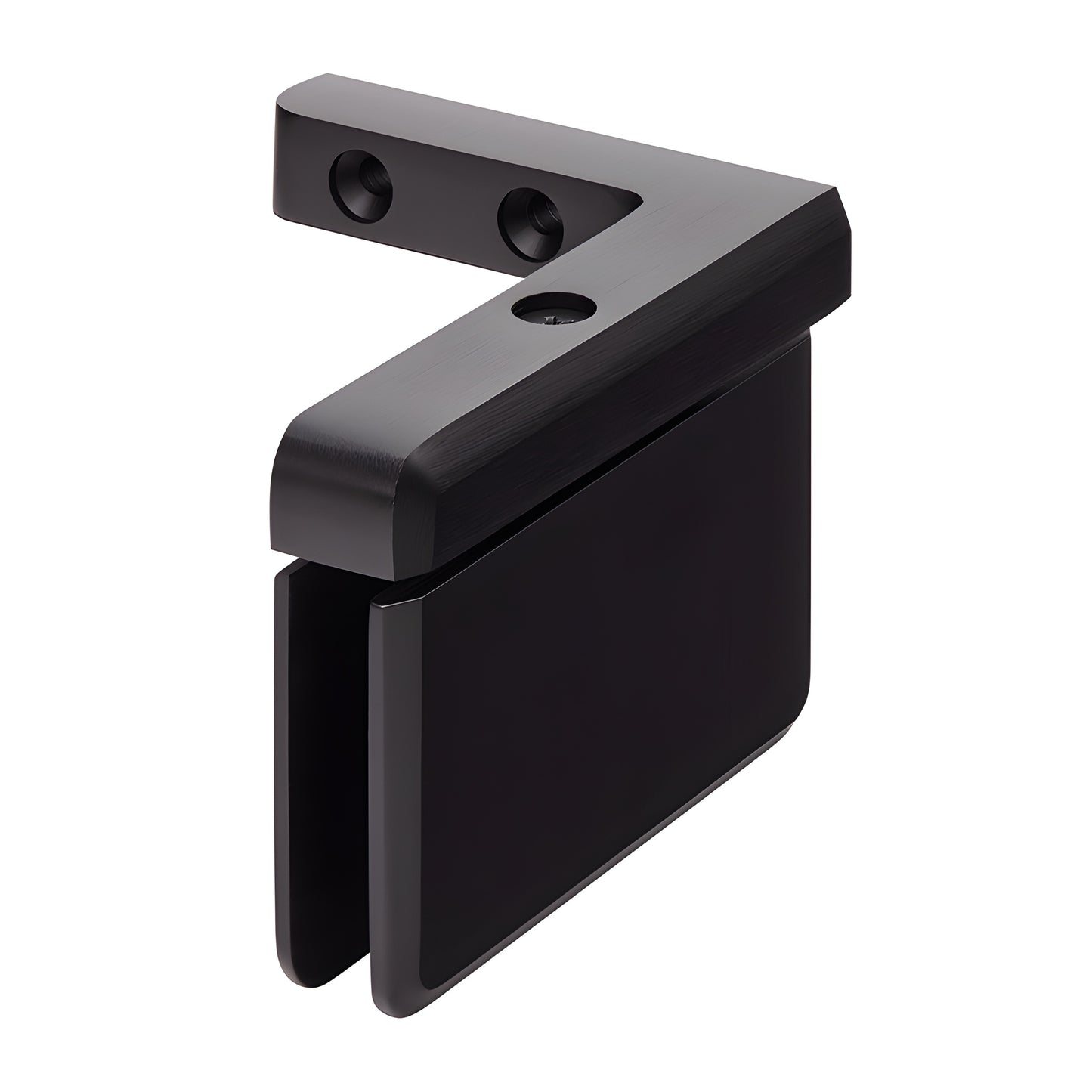 Oil-rubbed bronze beveled brass pivot hinge for frameless shower doors (PPH05R0RB)