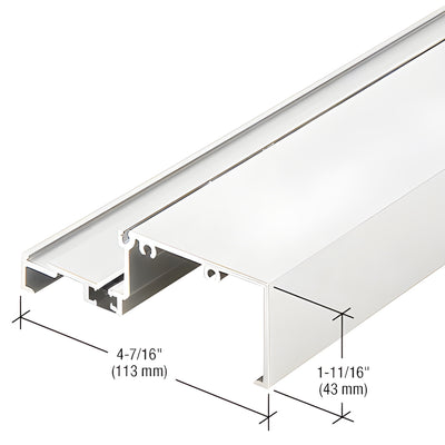 CRL-U.S. Aluminum Sill, Thermally Improved, White KYNAR® Paint - 24'-2"