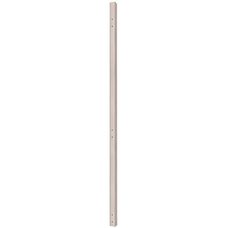 FSP47CBS brushed stainless steel 47 in center post for frameless glass/acrylic railings; fits 1/4 or 3/8 in panels