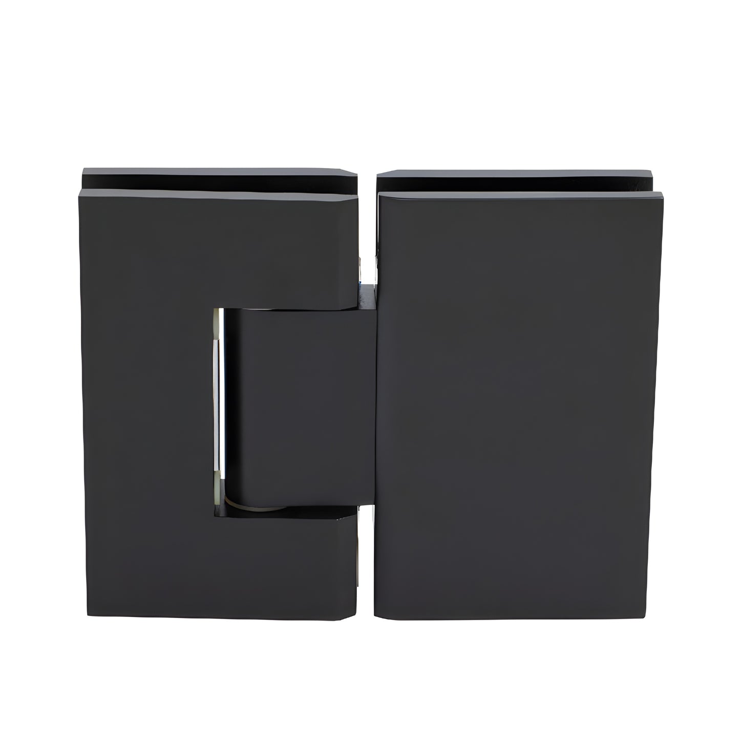 GEN5800RB Geneva glass-to-glass shower hinge, oil rubbed bronze finish, solid brass, 5 pre-set, for 8-12mm glass