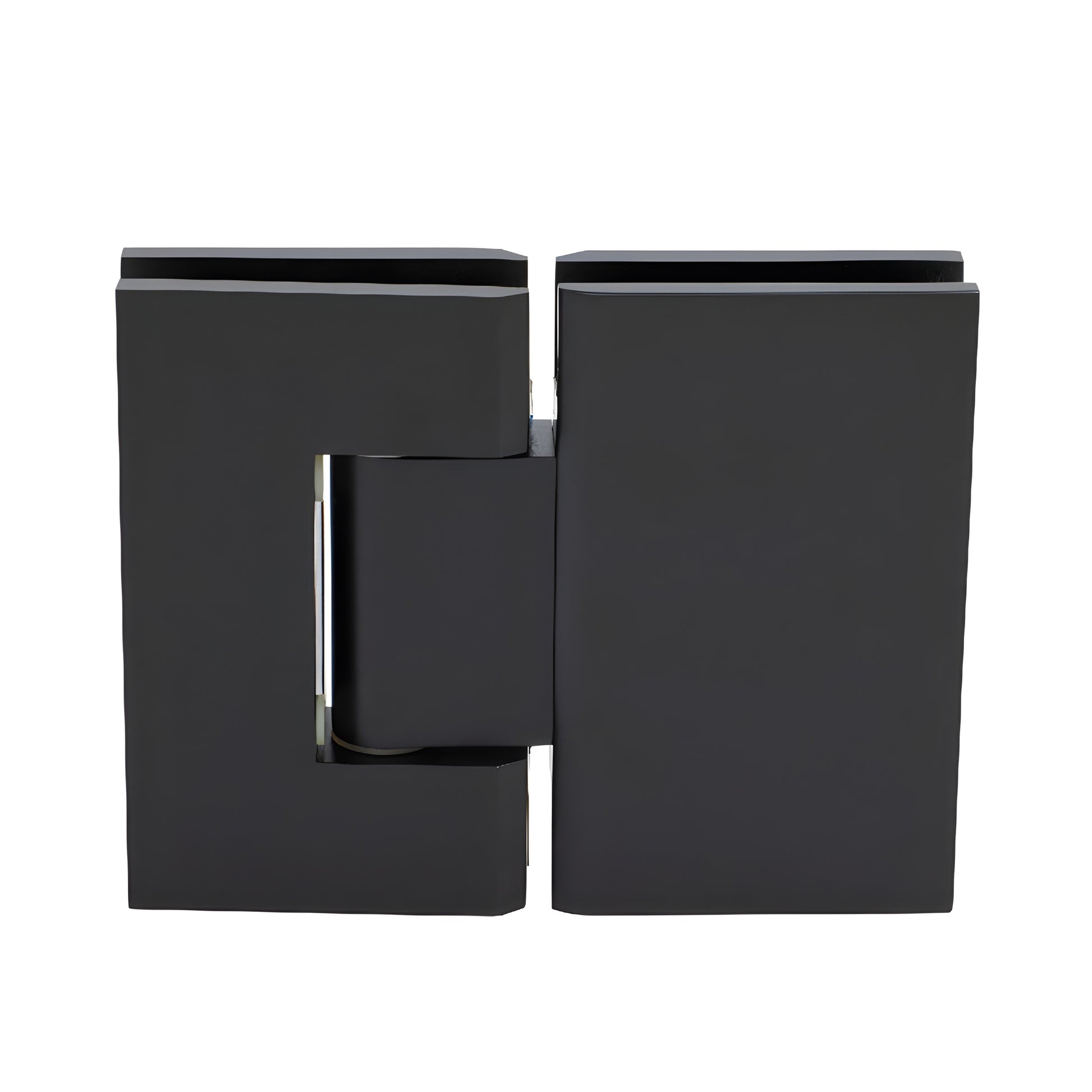 GEN5800RB Geneva glass-to-glass shower hinge, oil rubbed bronze finish, solid brass, 5 pre-set, for 8-12mm glass