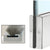 CRL Satin Anodized 4 in Square Rail Weatherstrip Kit, Clear Channel
