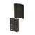 Fallbrook Left-Hand Evo Door Hinge Kit, Matte Black