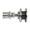 CRL HRF14BS 316 stainless rigid head glass attachment for 12-27mm tempered glass, all glass installations.
