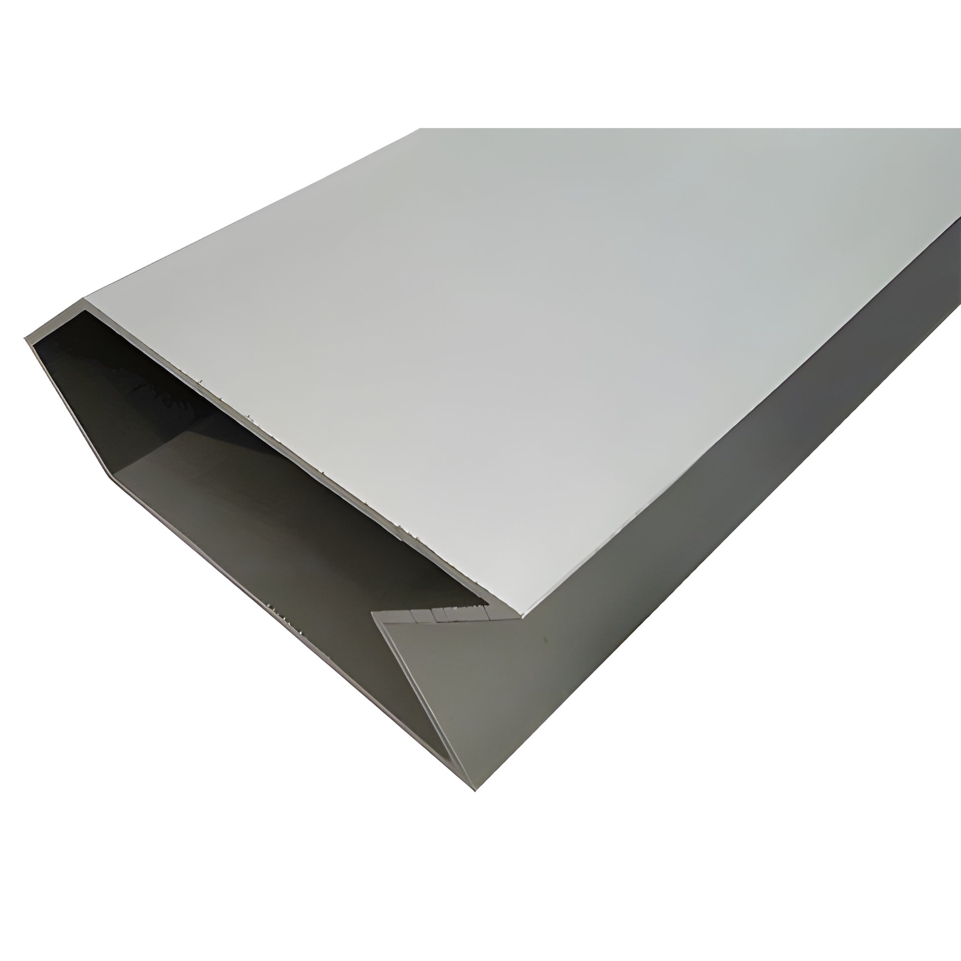 Clear anodized 6063-T5 aluminum extrusion profile (SKU 0G79011), large folded hat-shaped architectural section.