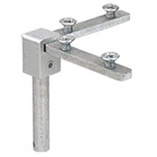Satin Anodized Corner Connector for Clover Showcase - Durable, Stylish Display Solution