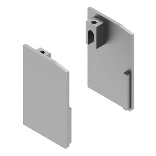 CRL511 Satin Anodized Wall Mount Kit End Cap for sleek, durable finishing touch.
