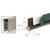 CRL Black Bronze Anodized Pile Weatherstrip for Door Rails, Stock