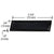 CRL Black Adhesive Stick-On Finger Pull for Glass Cabinet Doors