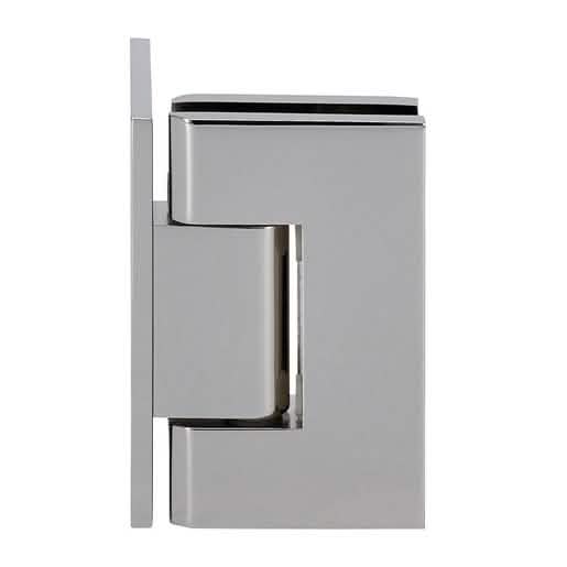 Polished Nickel Junior Geneva Wall Mount Offset Back Plate Hinge - Sleek and Durable