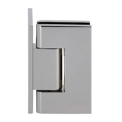 Polished Nickel Junior Geneva Wall Mount Offset Back Plate Hinge - Sleek and Durable