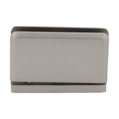 CRL Satin Nickel Senior Prima 01 Series Hinge: Sleek Top/Bottom Mount for Glass Doors