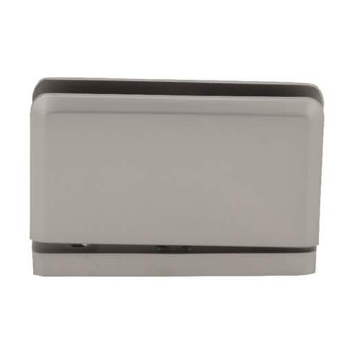 CRL Satin Nickel Senior Prima 01 Series Hinge: Sleek Top/Bottom Mount for Glass Doors