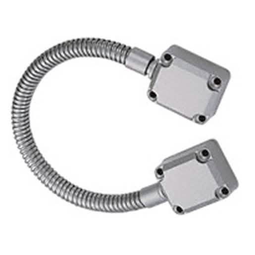 CRL Brushed Stainless Armored Door Loop for Secure and Durable Cable Protection