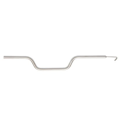 H3788 plated steel non-tilt spiral sash balance winding tool, 10 in long with wire hook end