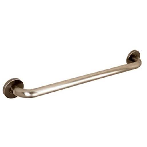 CRL Brushed Nickel 24" Grab Bar - Durable, stylish bathroom safety accessory.