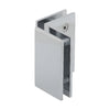 GE090CH polished chrome 90 glass-to-glass clamp for 8-12mm tempered glass, solid brass, square-edge shower clamp