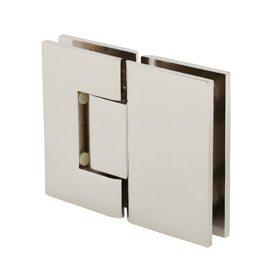 CRL Geneva 180 Polished Nickel Frameless Glass Shower Hinge