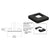 CRL Matte Black Base Plate Cover for Glass Shower Door