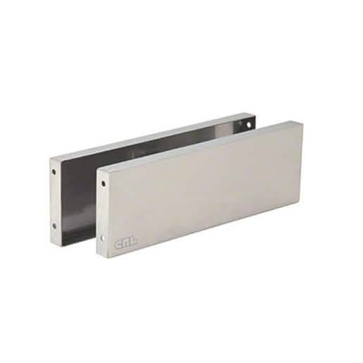 CRL Brushed Stainless Steel Cladding for Oil Dynamic Door Hinge - Sleek, Durable Design