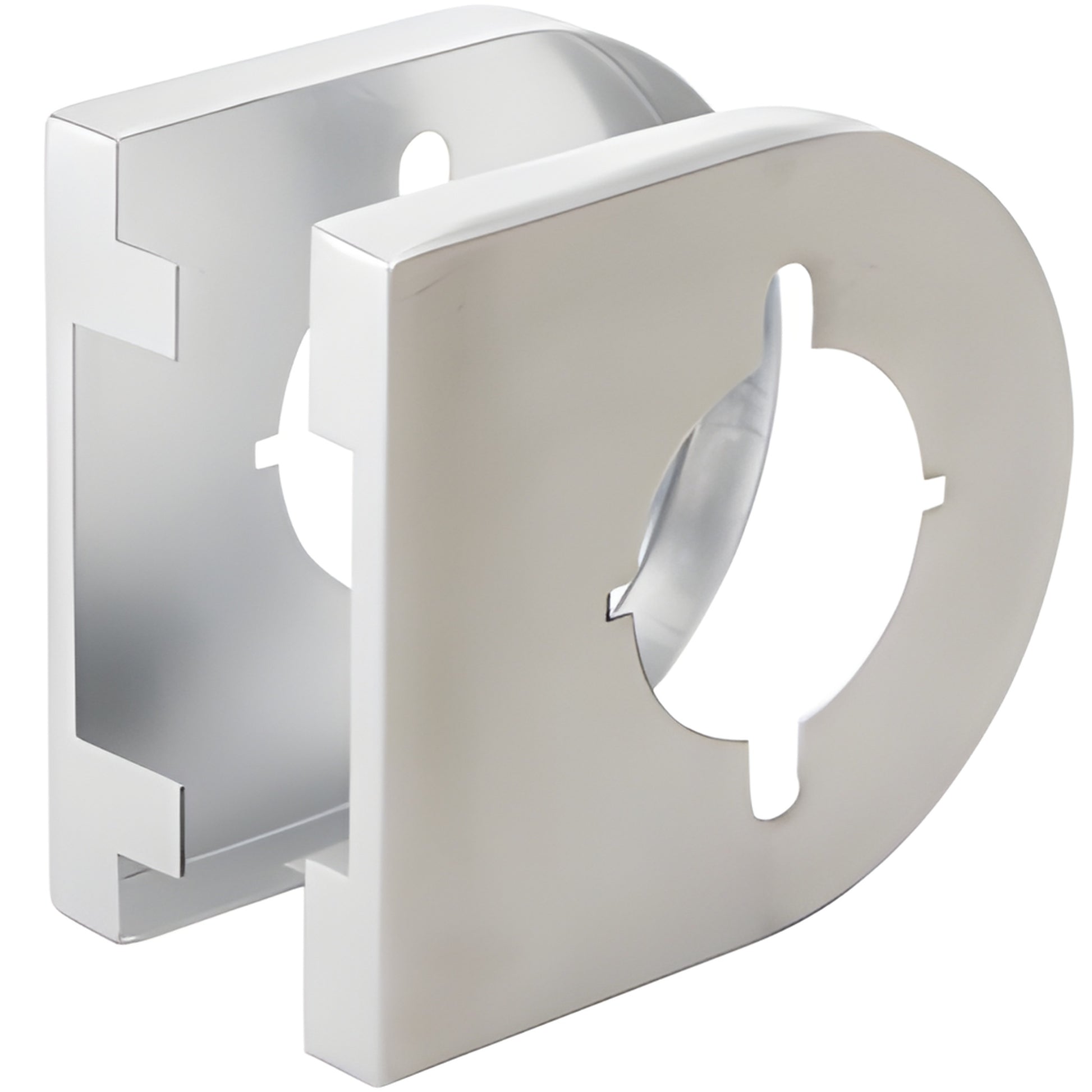 Brushed stainless steel non-handed replacement cover for LH10/40/50/70 lever lock housings, SKU LCLCBS