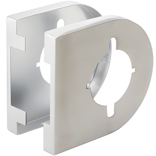 Brushed stainless steel non-handed replacement cover for LH10/40/50/70 lever lock housings, SKU LCLCBS