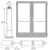CRL-U.S. Aluminum S400 Clear Anodized Pair Butt-Hinged Entry Doors