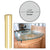 CRL Brass Standoff Base 1-1/4" Dia x 6" - Mounting Hardware