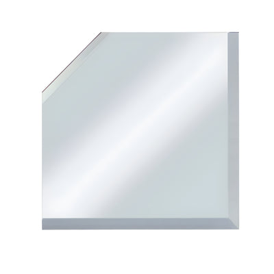 CRL 4" Replacement Mirror Glass, 3-Side Beveled Edge, Mitered Corner