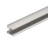 Satin anodized aluminum Fallbrook XL NY adaptor rail SKU FXNYF3SA - 118 in, fits 1/2 glass