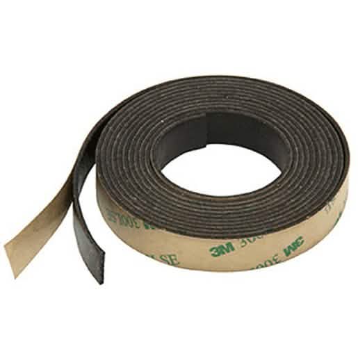 CRL 3M® Black Expantrol 1/16" x 1/2" x 50' Flexible Intumescent Strip for fire safety