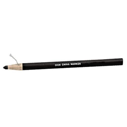 CRL Black Dixon® China Marker - Ideal for marking glass, metal, or plastic surfaces.