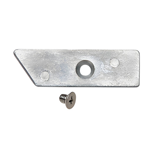 CRL PK19PS metal replacement blade clamp and screw for PK19/PK19XL pipe knife - silver angled clamp with mounting hole