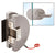 CRL Fail-Secure Lever Glass Keeper w/ Electric Strike - Brushed SS