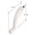 CRL Pro-Drive White Crank Handle for Awning/Casement Windows