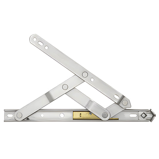 10" stainless steel concealed casement hinge, mill finish, heavy-duty (254mm) SKU WH65642