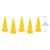 CRL Yellow Plastic Cone Nozzles - Caulk & Sealant Applicator Tips