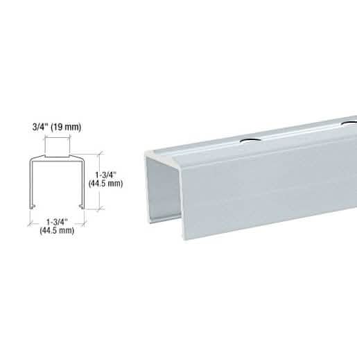 CRL Mill Pre-Punched Bottom Rail for Pickets - Durable, Easy Installation, High Quality