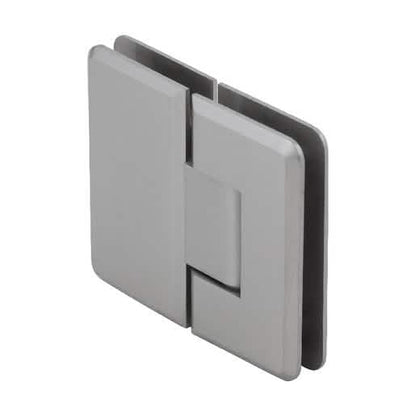CRL Brushed Nickel Cologne 180 Series Glass-to-Glass Hinge for seamless shower design