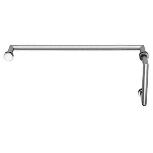 CRL Polished Chrome MT Series 6" Pull Handle and 24" Towel Bar - Elegant Bathroom Fixture