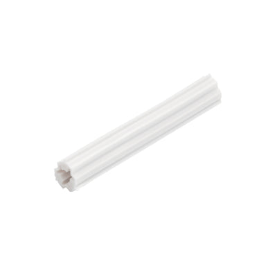 CRL 1-1/2" Length White Plastic Screw Anchors - 3/16" Hole