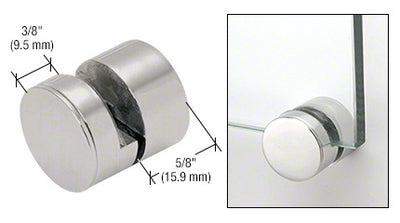 CRL 1-1/4" 316 Brushed Stainless Steel Adjustable Edge Grip