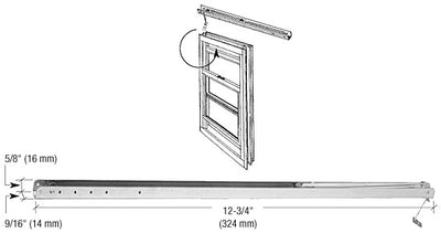 CRL 12-3/4" Overhead Channel Balance # 111