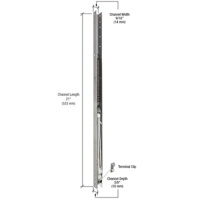 CRL 21" Window Channel Balance - 2010 or 20-1