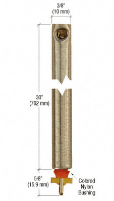 CRL 30" Tubular Spiral Non-Tilt Window Balance Red Bushing