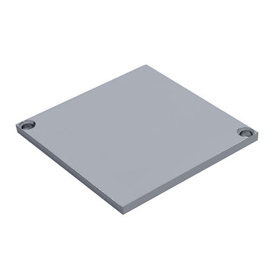 CRL 90 Degree Silver Metallic Cielo Post Cap